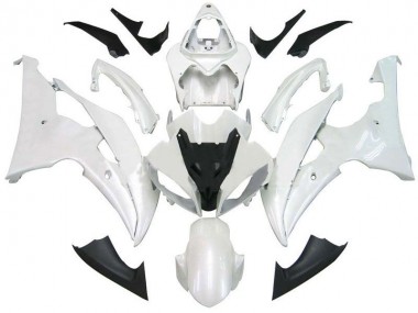 Pearl White 08-16 YZF R6 Motorcycle Fairing