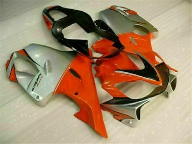 Red Silver 01-03 CBR600 F4i Full Motorcycle Fairing Kits