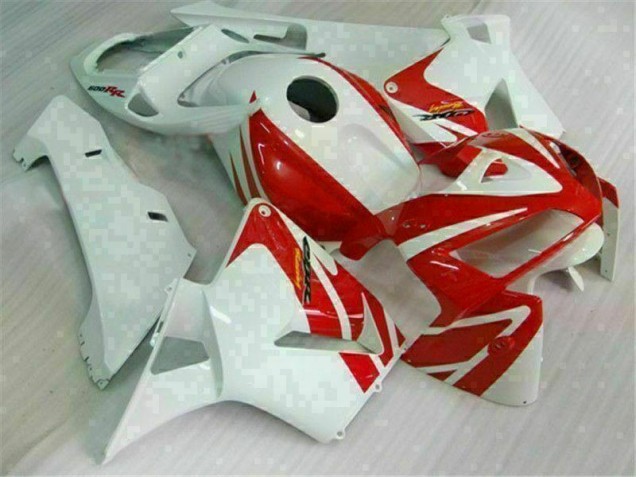 Red White 05-06 CBR600RR Motorcycle Fairings