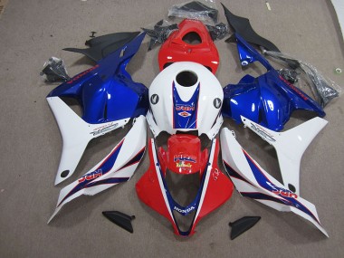 Red White Blue HRC 09-12 CBR600RR Motorcycle Fairing