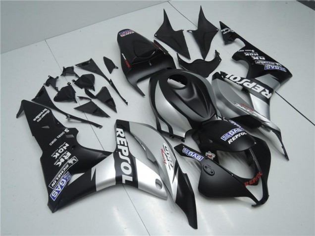 Silver Repsol Black 07-08 CBR600RR Motorcycle Fairings