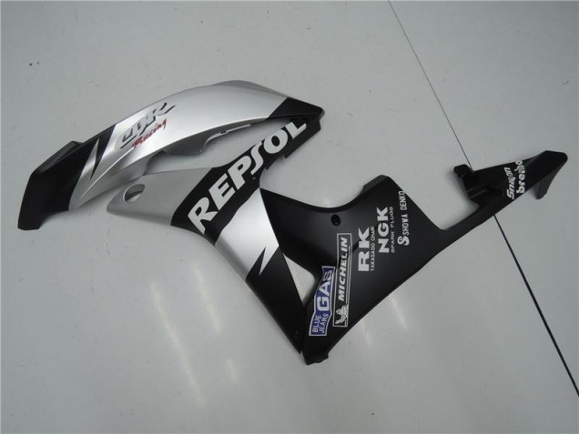 Silver Repsol Black 07-08 CBR600RR Motorcycle Fairings