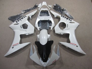 White 03-05 YZF R6 Motorcycle Fairing