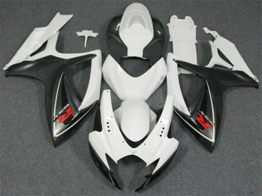 White 06-07 GSXR 600/750 Motorcycle Fairings