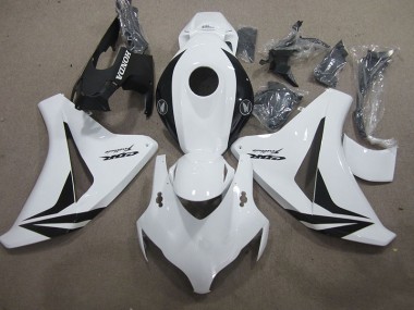 White Black Fireblade 08-11 CBR1000RR Motorcycle Fairings