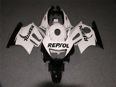 White Black Repsol 95-98 CBR600 F3 Motorcycle Fairings