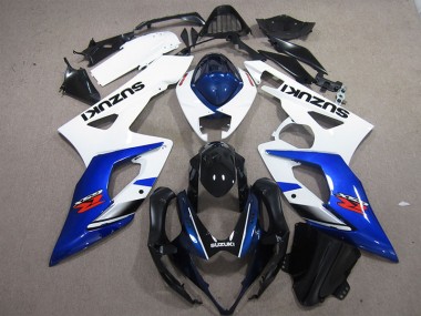 White Blue 05-06 GSXR 1000 Motorcycle Fairing