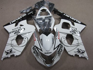 White Corona Extra Motul 04-05 GSXR 600 Motorcycle Fairings