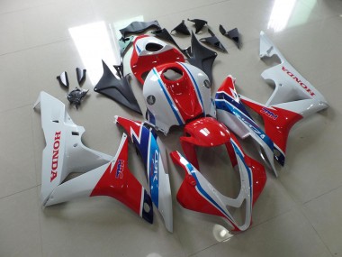 White Red Blue HRC 07-08 CBR600RR Motorcycle Fairings