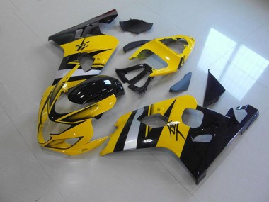 Yellow Black 04-05 GSXR 750 Motorcycle Fairings