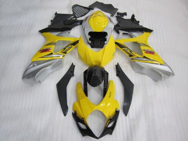 Yellow Black 07-08 GSXR 1000 Motorcycle Fairing