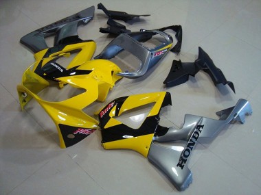 Yellow Silver 00-01 CBR900RR 929 Motorcycle Fairings