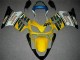 Yellow White 01-03 CBR600 F4i Motorcycle Fairings